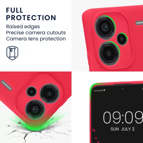 Husa Xiaomi Redmi Note 13 Pro Plus 5G, Roz, Silicon, KWM000020OF006C