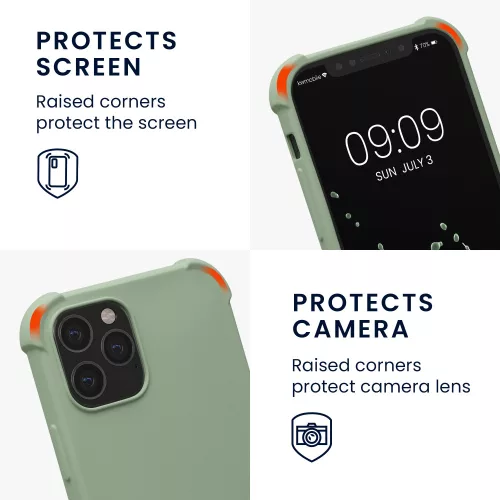 Husa Apple iPhone 12/iPhone 12 Pro, Silicon, Verde, 53840.172