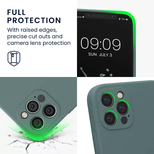 Husa Apple iPhone 12 Pro, Silicon, Verde, 59352.207