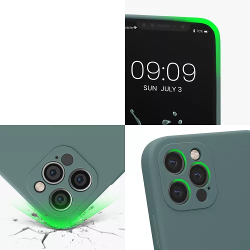 Husa Apple iPhone 12 Pro, Silicon, Verde, 59352.207