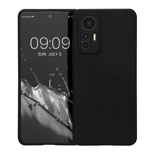 Husa Xiaomi 12 Lite, Silicon, Negru, 59405.01