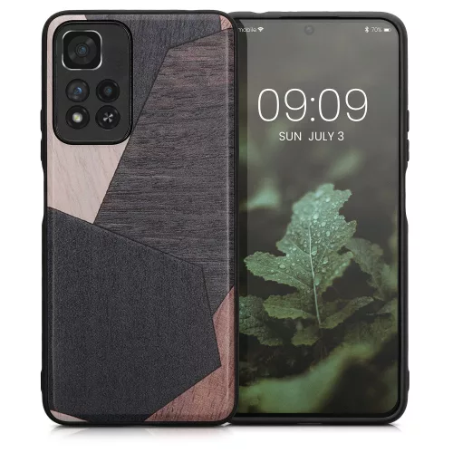 Husa Xiaomi Redmi Note 11 Pro Plus 5G, Lemn, Multicolor, 58100.06