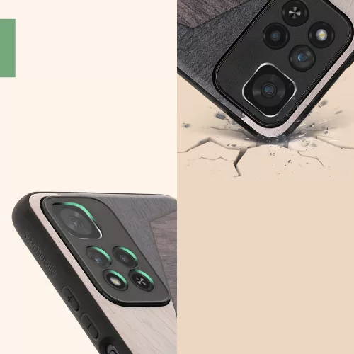 Husa Xiaomi Redmi Note 11 Pro Plus 5G, Lemn, Multicolor, 58100.06