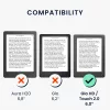 Husa pentru Kobo Glo HD/Touch 2.0, Kwmobile, Multicolor, Piele ecologica, 34348.49