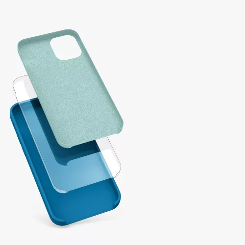 Husa Apple iPhone 12 Mini, Silicon, Albastru, 52640.228