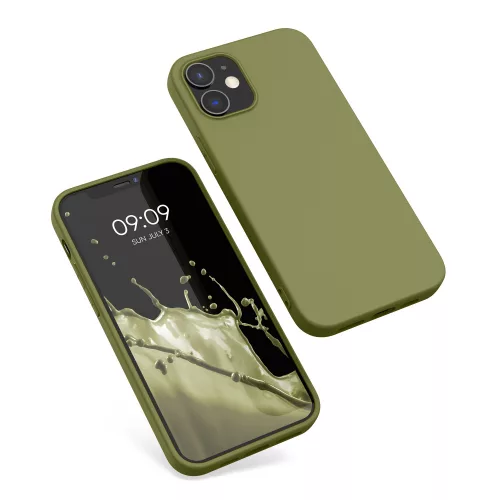 Husa Apple iPhone 12/iPhone 12 Pro, Silicon, Verde, 53938.243