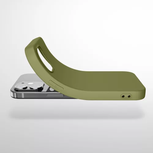 Husa Apple iPhone 12/iPhone 12 Pro, Silicon, Verde, 53938.243