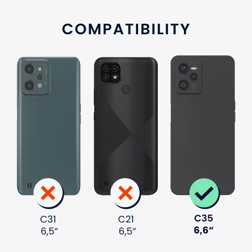 Husa Realme C35, Silicon, Negru, 60000.47
