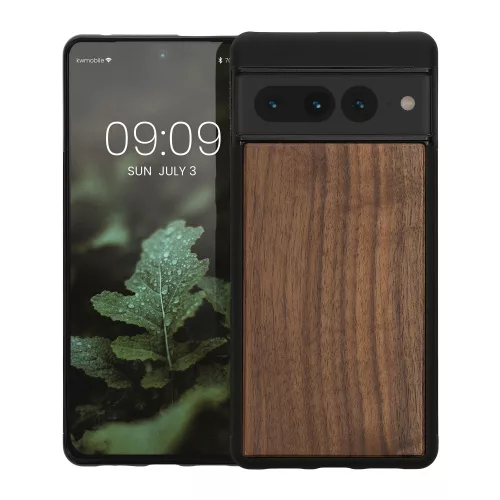 Husa Google Pixel 7 Pro, Lemn, Maro/Negru, 60033.18