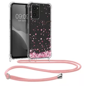 Bumper OPPO A76, Silicon, Transparent/Roz, 60042.01