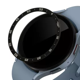   Rama cadran kwmobile pentru Samsung Galaxy Watch 5 (44mm), Aluminiu, Negru/Gri, 60203.01