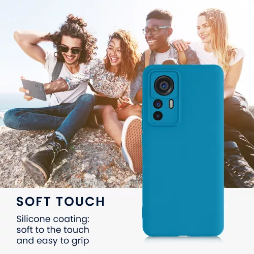 Husa Xiaomi 12T Pro, Silicon, Albastru, 60258.224