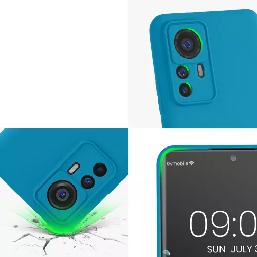 Husa Xiaomi 12T Pro, Silicon, Albastru, 60258.224