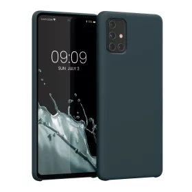 Husa Samsung Galaxy A71, Silicon, Albastru, 51209.202