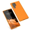 Husa Samsung Galaxy S22 Ultra, Silicon, Portocaliu, 56765.150