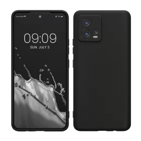 Husa Motorola Moto G72, Silicon, Negru, 60342.47
