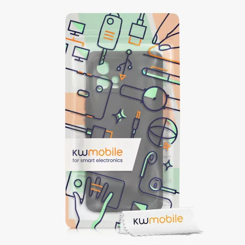 Husa Motorola Moto G72, Silicon, Negru, 60342.47