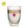Set 6 pahare termice Creano Floarea Vietii cu cutii cadou, 250 ml, sticla borosilicata, perete dublu