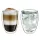 Set 2 pahare termice Creano DG-Hoch, 250 ml, sticla borosilicata, perete dublu