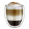 Pahar termic Creano DG-Bauchig XXL, 400 ml, sticla borosilicata, perete dublu