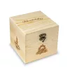Set ceai infloritor Creano ErbluhTee, 6 bile, cutie din lemn decorativa, ceai alb, 11, 5x11, 5x11, 5cm