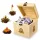 Set cadou ceai infloritor Creano ErbluhTee, 6 sfere, cutie decor din lemn, ceai negru