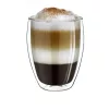 Pahar termic XXL Creano, 400 ml, sticla borosilicata, perete dublu, pentru ceai si cafea