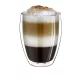 Pahar termic XXL Creano, 400 ml, sticla borosilicata, perete dublu, pentru ceai si cafea