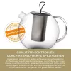 Ceainic din sticla Creano Jumbo, 2 L, cu infuzor din inox si capac