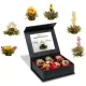 Set cadou ceai infloritor Creano ErbluhTee, 6 sfere, ceai alb, cutie magnetica