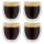 Set 4 pahare espresso termice Creano, 100 ml, sticla borosilicata, perete dublu