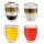 Set 4 pahare termice Creano DG-Bauchig, 250 ml, sticla borosilicata, perete dublu