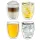 Set 4 pahare termice Creano DG-Hoch, 250 ml, sticla borosilicata, perete dublu