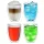 Set 4 pahare termice XXL Creano, 400 ml, sticla borosilicata, perete dublu, pentru latte