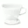 Filtru cafea Creano din portelan, marimea 4, pentru filtre 1x4, baza stabila, alb