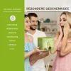 Set cadou ceai infloritor Creano cu ceainic sticla 500 ml, 6 sortimente ceai verde fructat