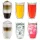 Set 6 pahare termice Creano DG-SH, 400 ml, sticla borosilicata, perete dublu