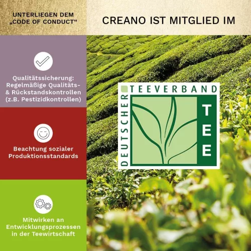 Set cadou ceai infloritor Creano ErbluhTee Mix, 6 bile, ceai alb/negru/verde