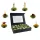Set cadou ceai infloritor Creano ErbluhTee, 18 bile, 6 sortimente, ceai verde, cutie magnetica