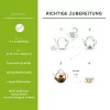 Set cadou ceai infloritor Creano ErbluhTee, 18 bile, 6 sortimente, ceai verde, cutie magnetica