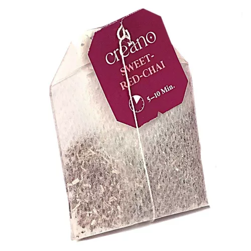 Ceai Bio Creano Chai Rosu Dulce, 20 plicuri, hibiscus si condimente, gust fructat-picant