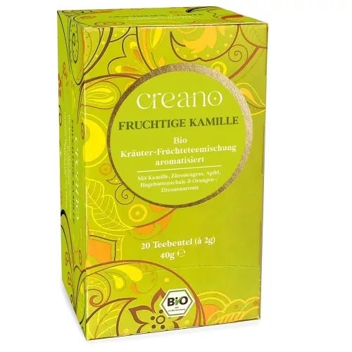 Ceai bio Creano Musetel Fructat, 20 plicuri, dulce-fructat, citric