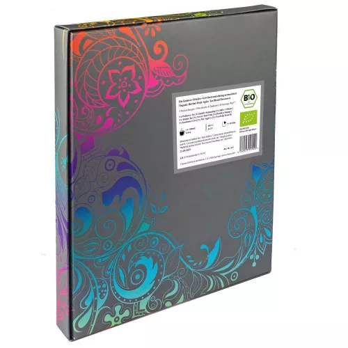 Set Cadou Ceai Bio Creano, 45 plicuri, 9 sortimente, 90 g, plante, fructe, condimente