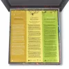 Set cadou ceai bio Creano Selection Box, 90 plicuri, 9 sortimente, fara cofeina, 27,5x23x7,8cm