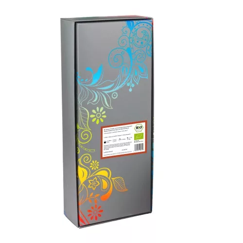 Set ceai bio Creano Mix Plante, 3 doze ceai vrac, Musetel Fructat/Menta Dulce/Rooibos cu Mango