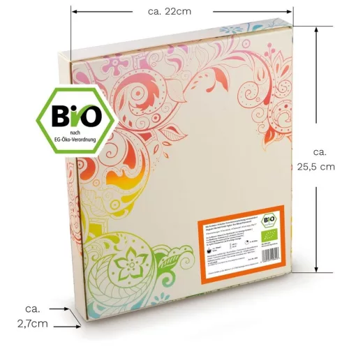 Set Cadou Ceai Bio Creano, 45 plicuri, 9 sortimente, fructat si ierburi, 90 g
