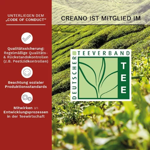 Pachet mare ceai alb infloritor Creano ErbluhTee, 36 bile sigilate, 6 sortimente florale, 430g