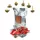 Pachet maxi ceai infloritor Creano ErbluhTee, 72 bile, 6 sortimente, alb, floral