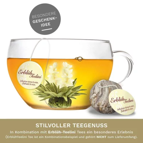 Ceasca pentru ceai Creano Teelini, 200 ml, sticla borosilicata, cu maner