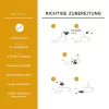 Set mare de ceai infloritor Creano ErbluhTeelini, 72 bile, alb, 4 sortimente